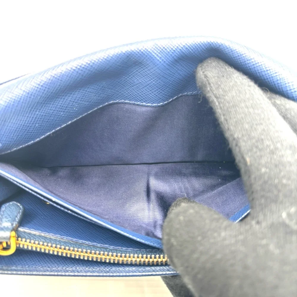 Prada Blue‎ Wallet | comes with box